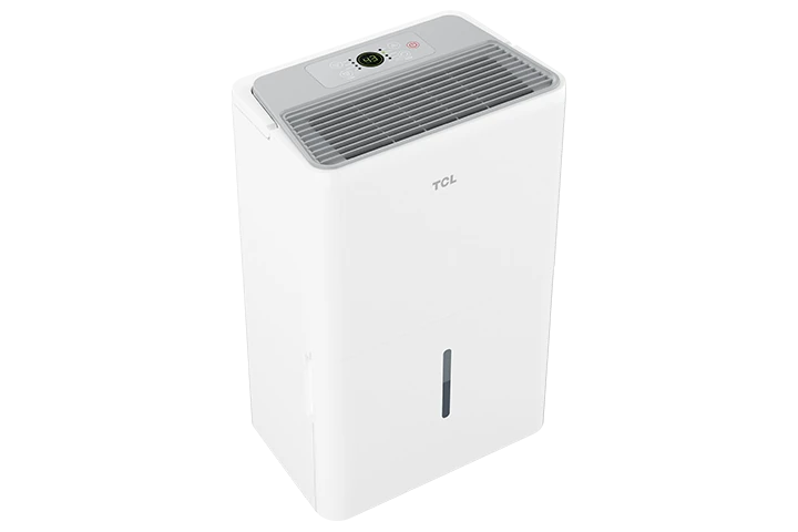 TCL W50D9P3 dehumidifier, left view.
